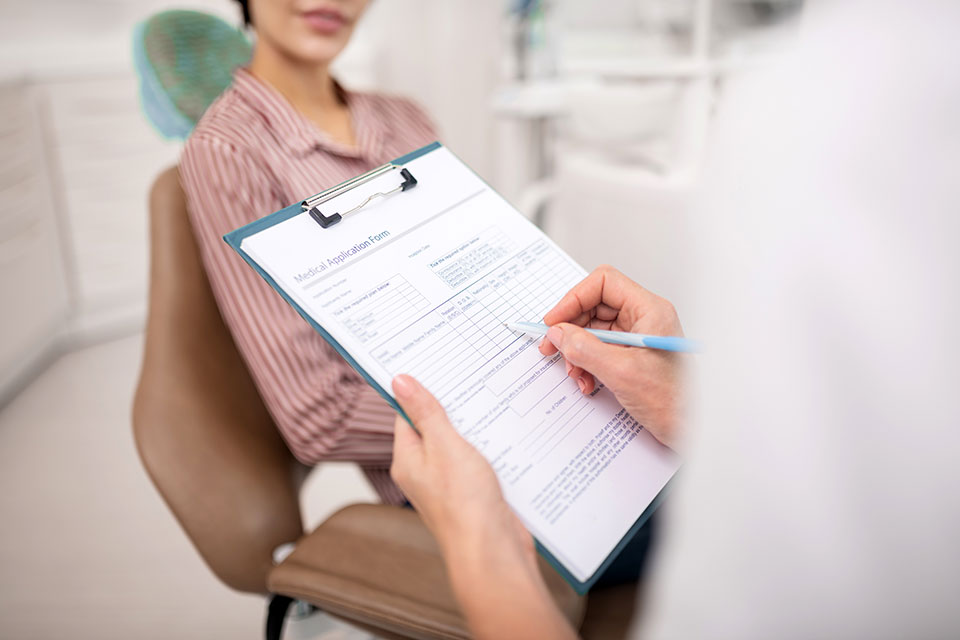 dental paperwork