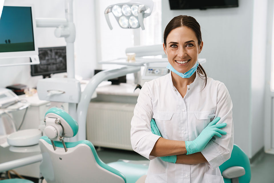 dentist smiling